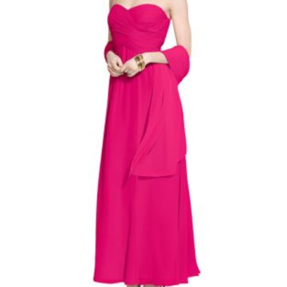 Rare Ralph Lauren Georgette Sweetheart Gown NEW